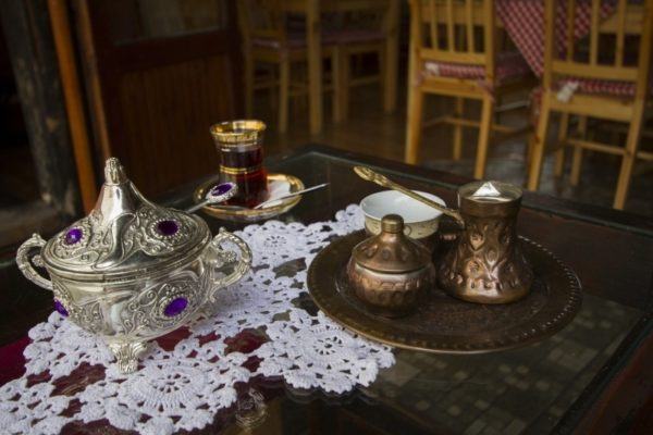 Bosnian tea and coffee service.