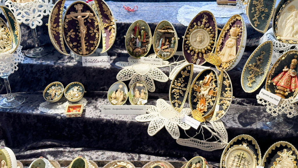 It's not just the outside of the eggs that are decorated