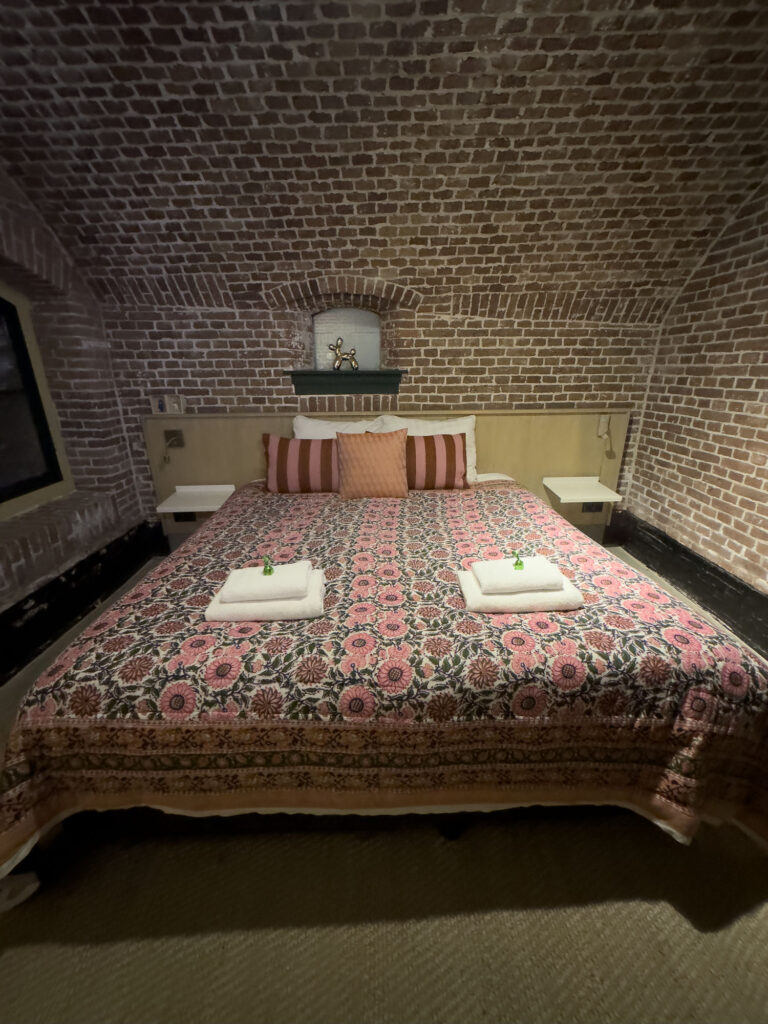 Fort Vurig hotel room, a unique European stay.