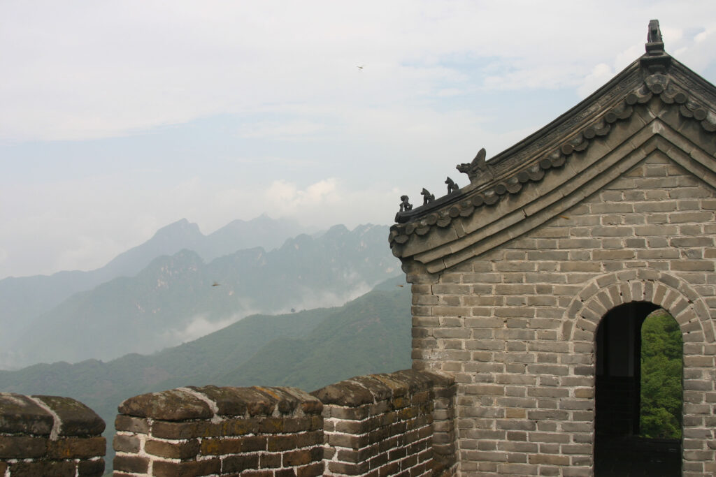 The Great Wall of China at Mutianyu has a gorgeous view.
