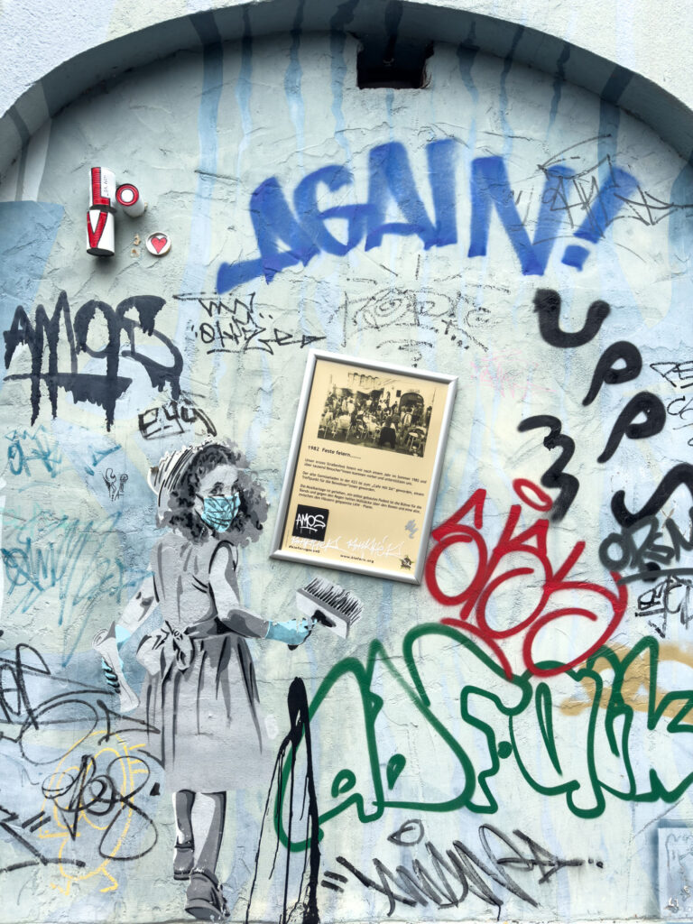 Kiefernstrasse street art, Düsseldorf, Germany.