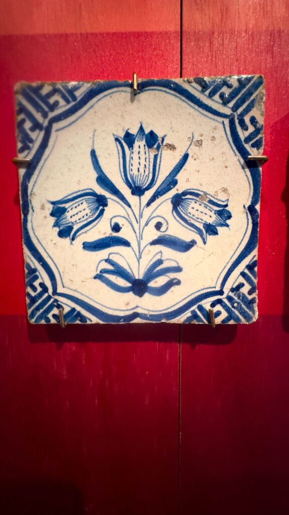 Tulip art at the Zwarte Tulp Museum, Lisse, the Netherlands.