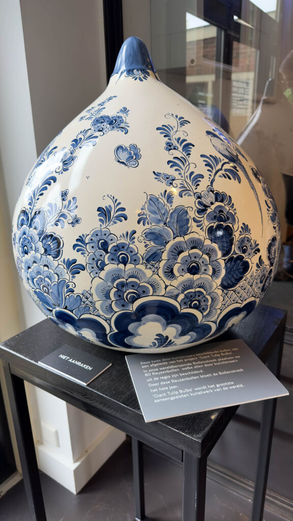 Tulip art at the Zwarte Tulp Museum, Lisse, the Netherlands.