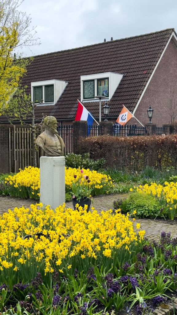 The garden of the Zwarte Tulp Museum.