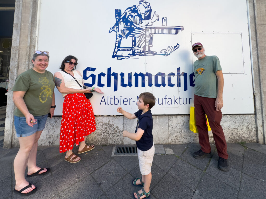 Schumacher brewery in Düsseldorf.