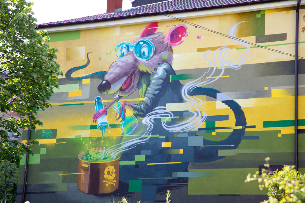 Street art in Pristina.