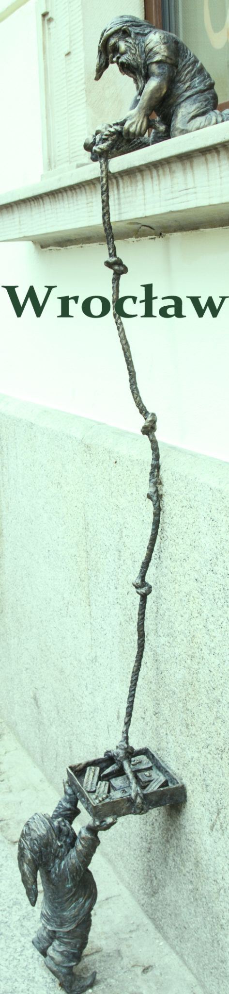 Here a dwarf, there a dwarf...everywhere are dwarfs. Just the right height for every child to find one in Wroclaw, Poland