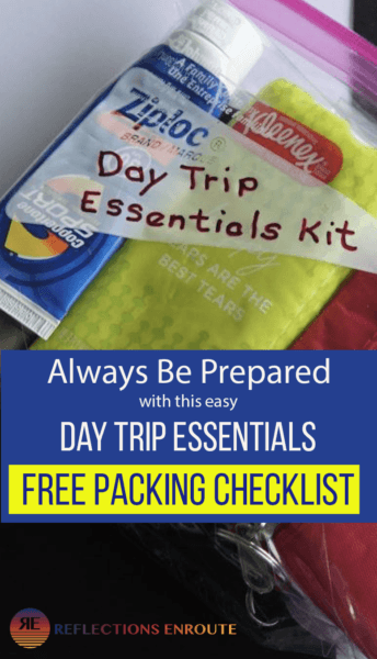 Don't you just love a day trip? Be prepared with our Day Trip Essentials Kit with free checklist download.