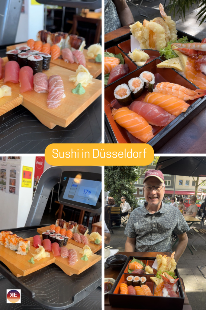 Sushi, sushi, sushi. The best in Germany is found in Düsseldorf.