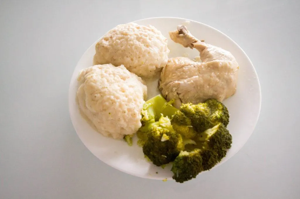 American chicken and dumplings.