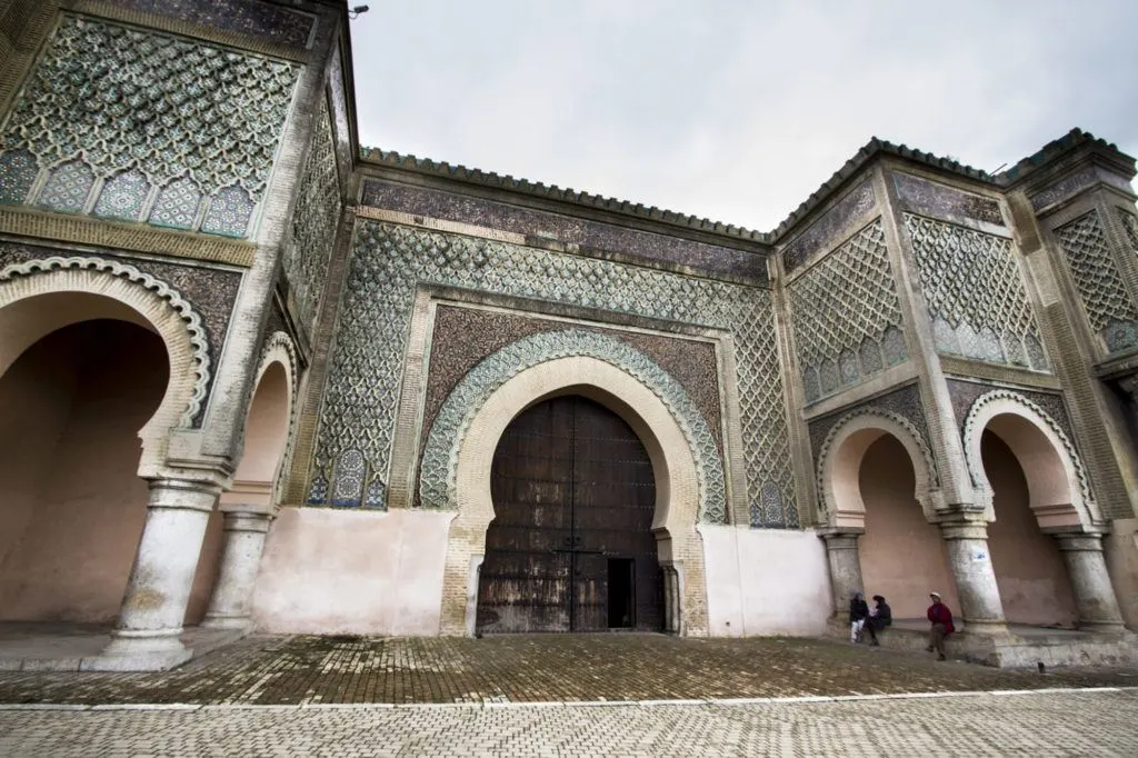 Bab al-Mansour, the main gate at Meknes, Morocco.