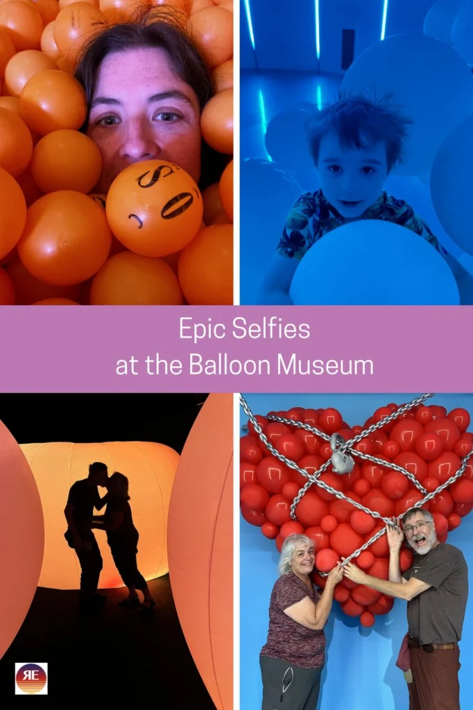 Selfies at Balloon Museum in Dusseldorf.