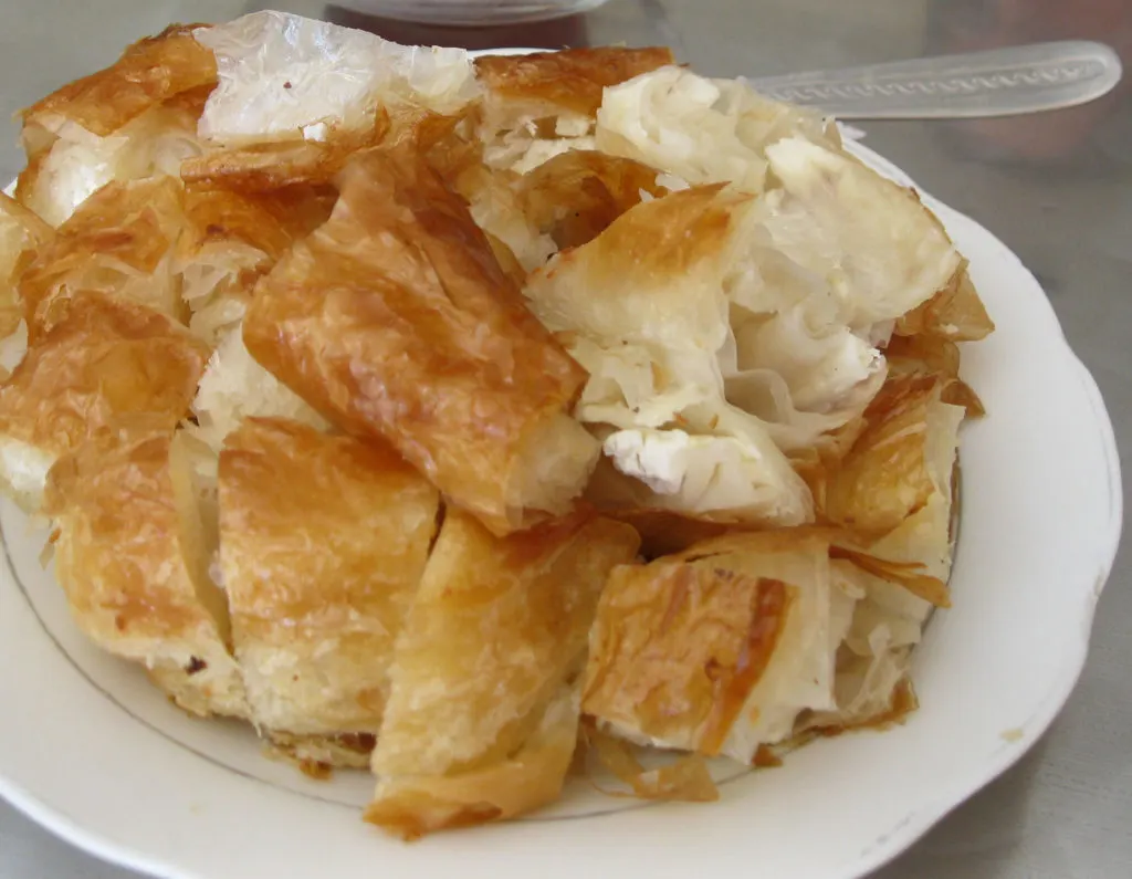 This cheese banitsa reminded us of the Turkish borek we were used to.