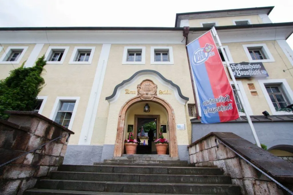 One of the best places to eat in Berchtesgaden, the Hofbrauhaus.