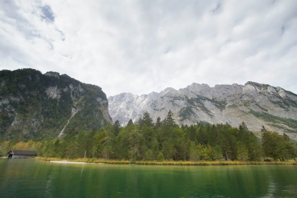 The expansive skies, the majestic mountains, the emerald green water of Bavaria, Germany.