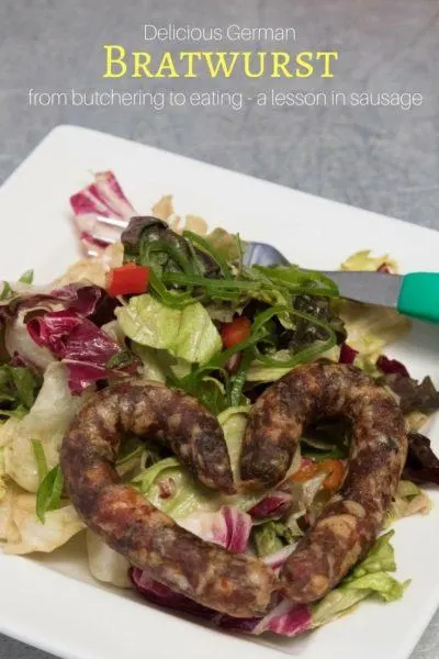 German Sausages, How to Make and Cook Bratwurst!