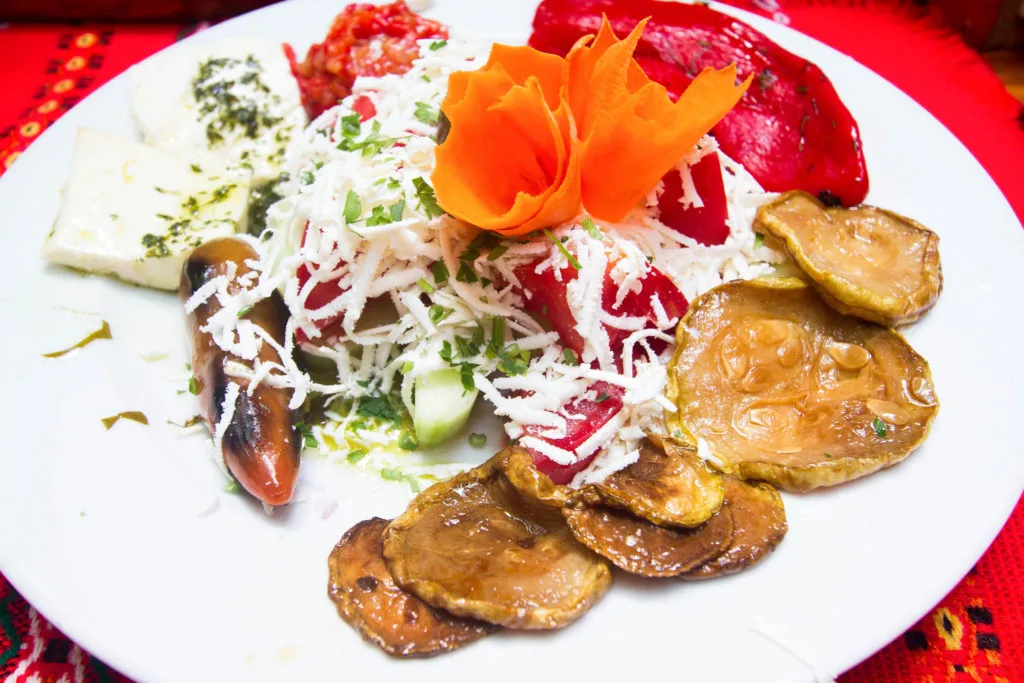 Bulgarian appetizers can last you for the whole day.