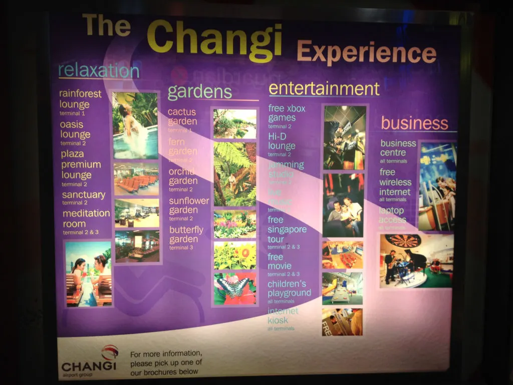 Singapore's Chiangi Airport is a great place to spend a few hours.