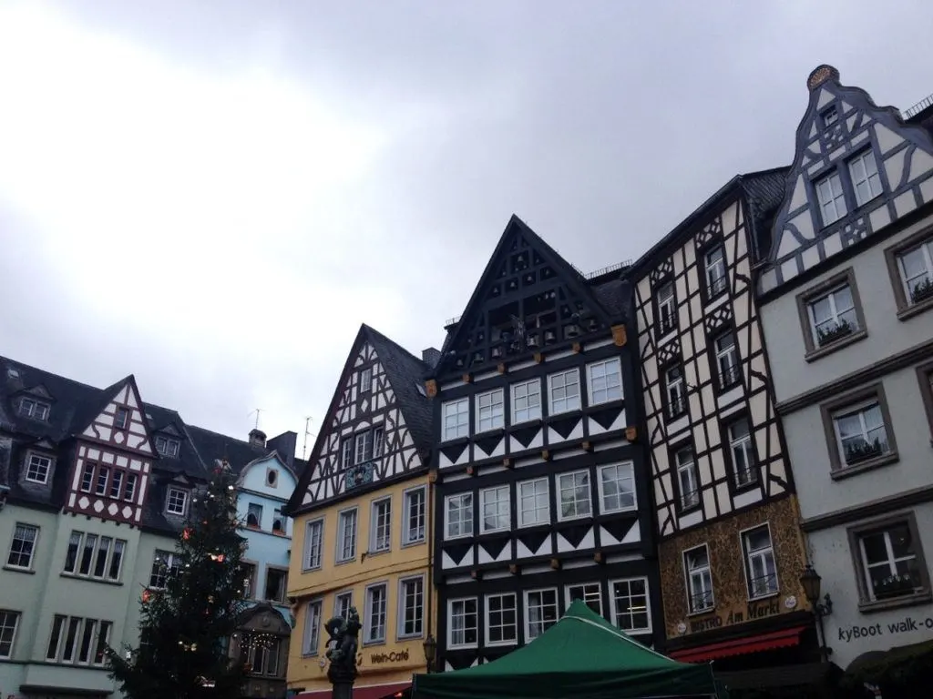 Cochem city center a great German city to visit during winter.