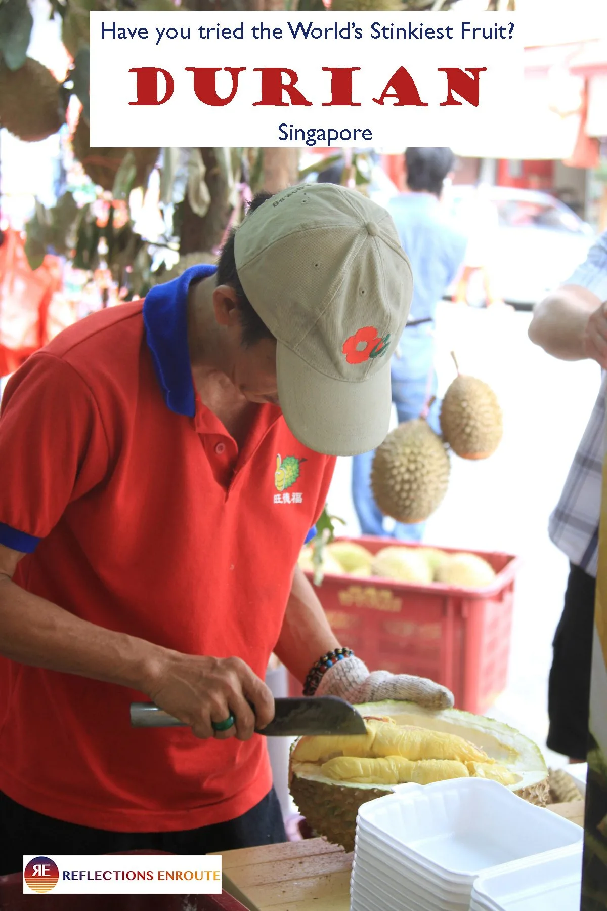 Do you love fresh fruit? How about trying new foods? Then when in Asia, you must try the King of Fruit - Durian! data-pin-url=