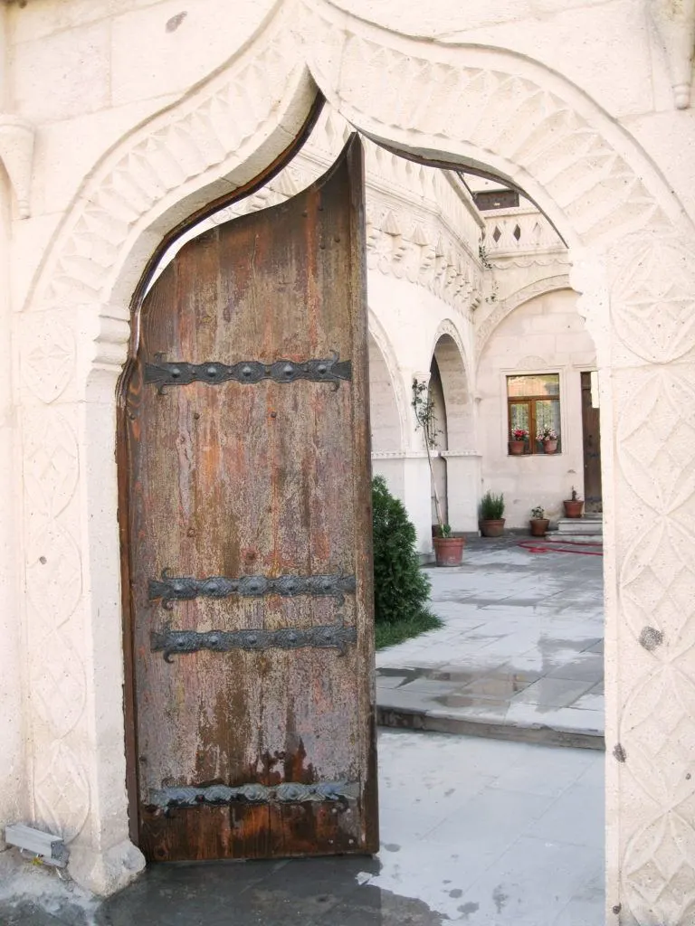 Entrance to Cave Hotel in Goreme.