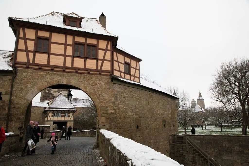 The Rodertor is a gate into the walled part of the city.