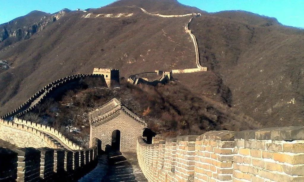 More Mutianyu section of the wall in winter.
