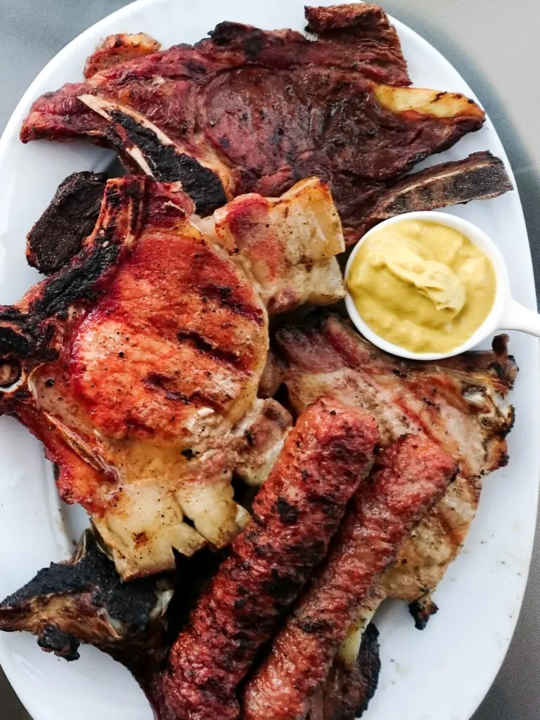 Lots of meat in Bulgaria.