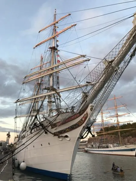 Here we are at the end of the trip. The Lehmkuhl is in port again and my sailing on a tall ship as crew is over.