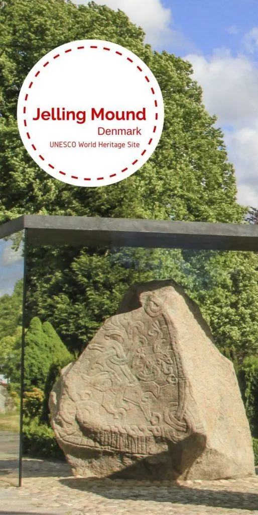 Jelling Mound World Heritage Site Denmark.