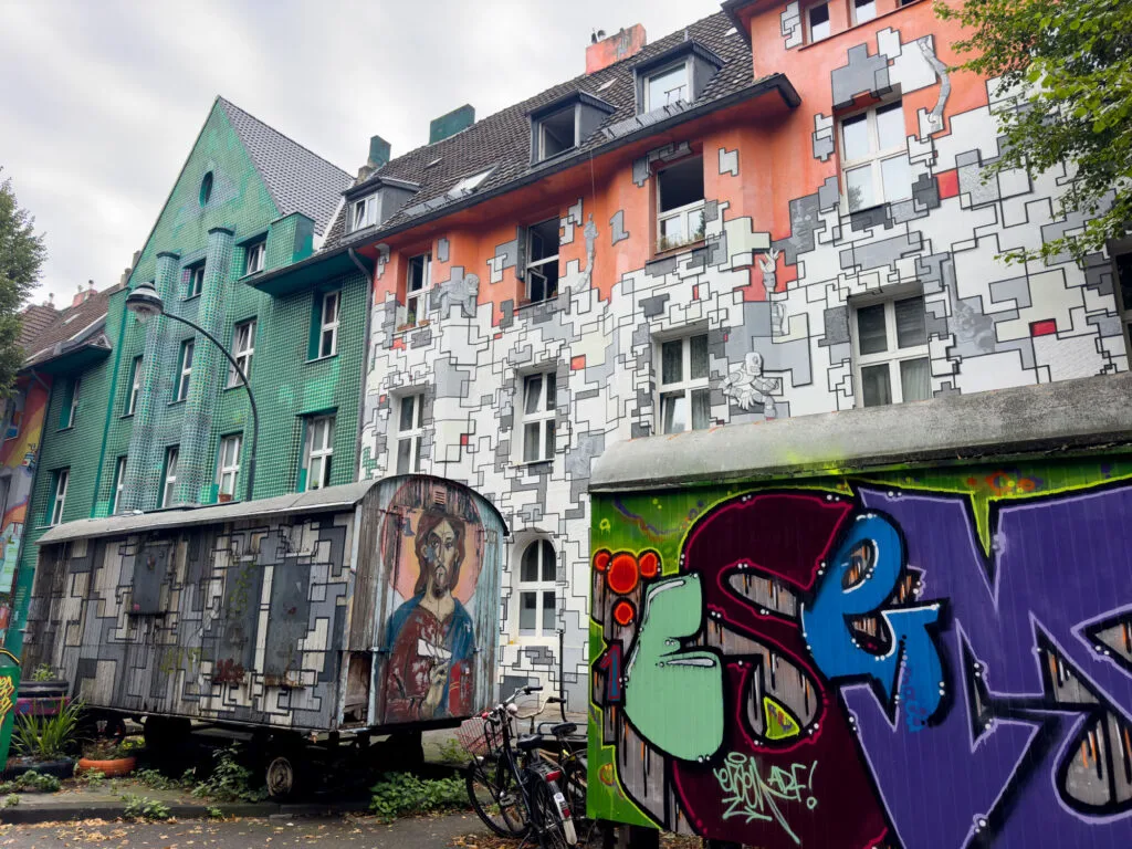 Kiefernstrasse street art, Düsseldorf, Germany.