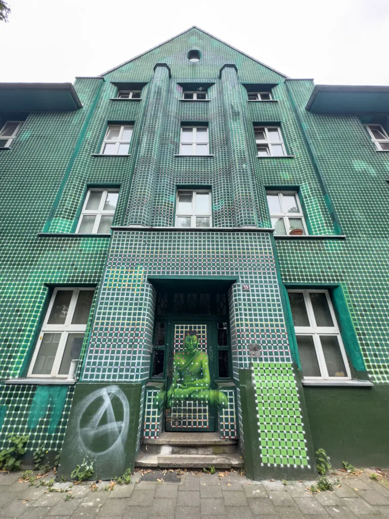 Kiefernstrasse street art, Düsseldorf, Germany.