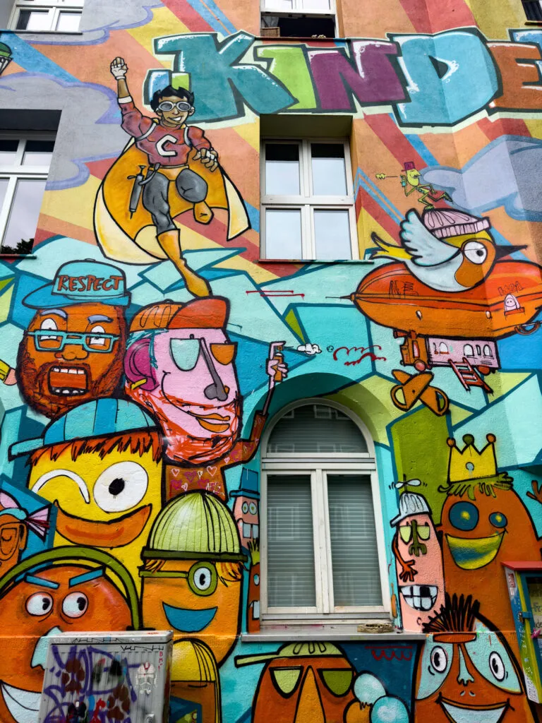 Kiefernstrasse street art, Düsseldorf, Germany.