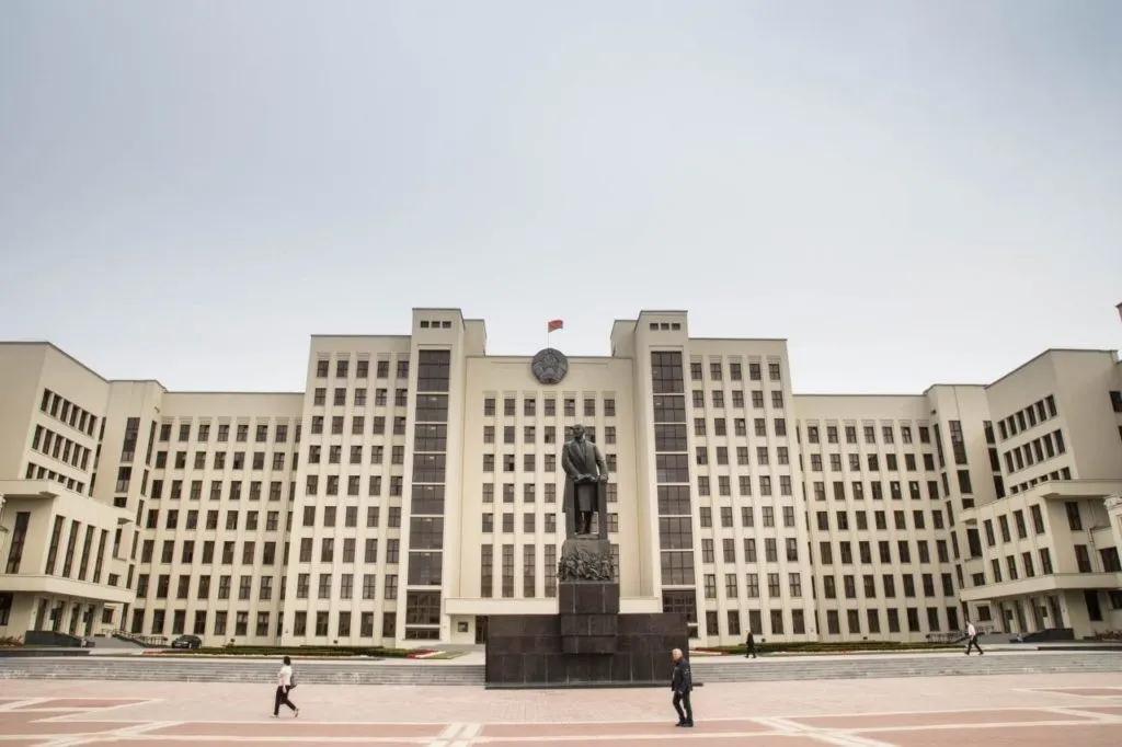 Visit Belarus and see Independence Square in Minsk.