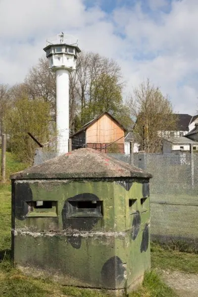 A guard bunker.