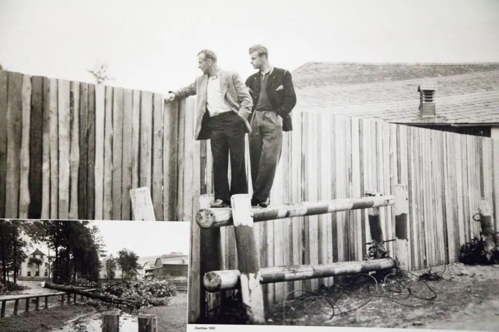 Historic photo of Moedlareuth, Germany, in 1962.