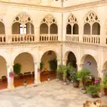Interior of the monastery at Guadalupe.