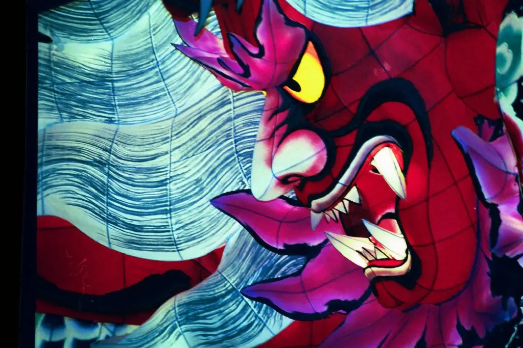 One of the floats of the Nebuta Festival in Aomori every August.