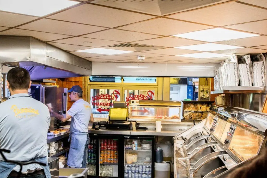 A look Inside a Chippie.