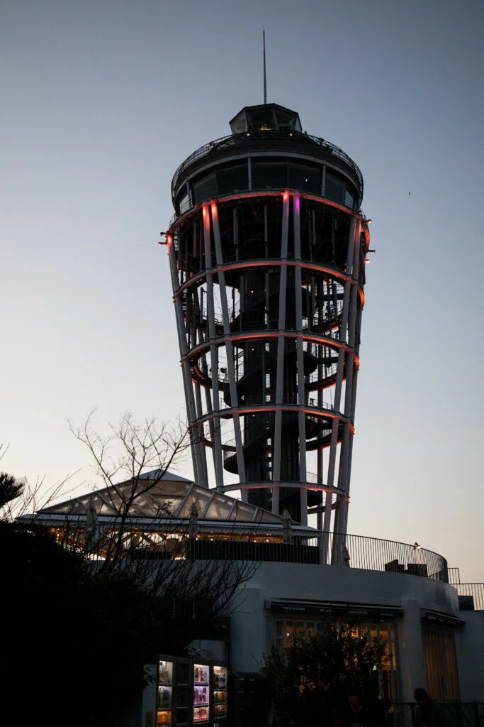 The Enoshima Sea Candle; a great day Tokyo day trip.
