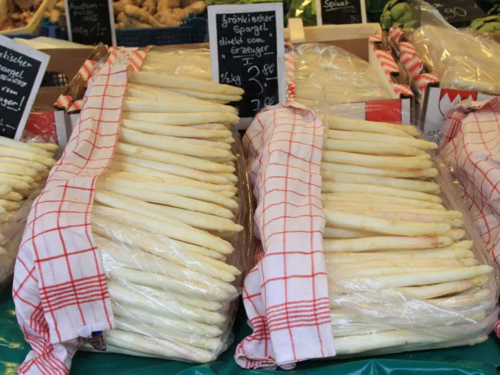 Spargel, or white asparagus, is all over Germany in spring, and we've got how to prepare it.