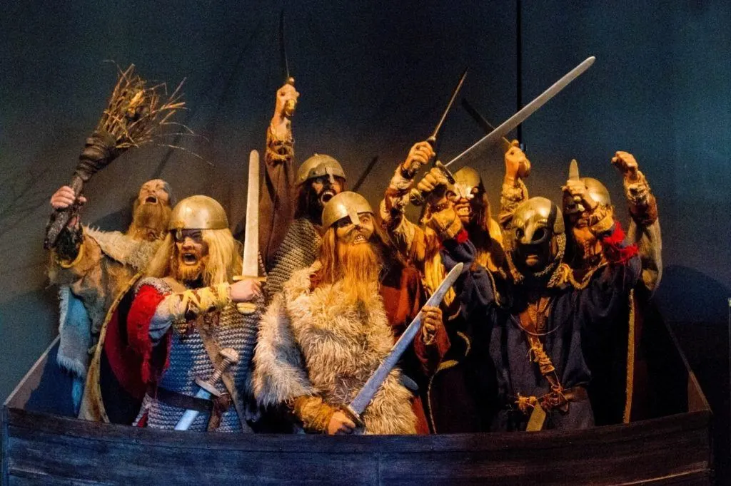 Viking exhibit in Stavanger, Norway.