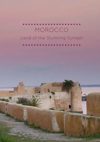 Sunset on Morocco.