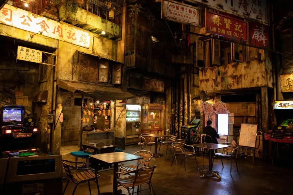 Street front inside the best arcade in Japan.