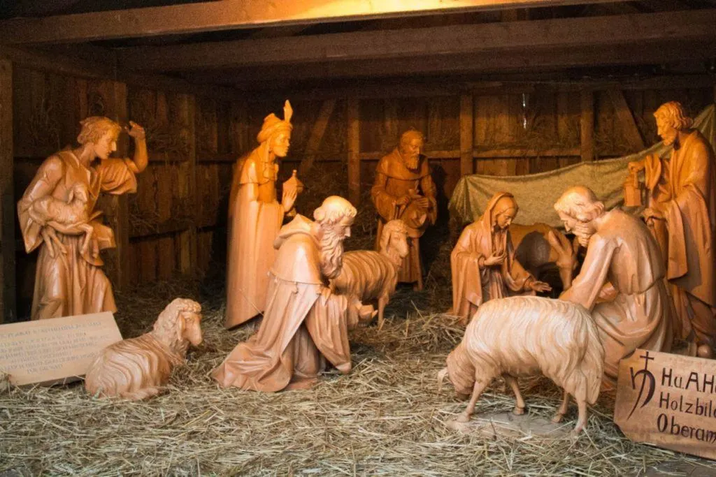 All Christmas markets have a creche scene, but some are more beautiful than others.