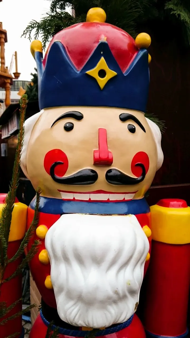 Nutcrackers welcome you to the many Bavarian Christmas markets this season. Click here for a one week driving itinerary!